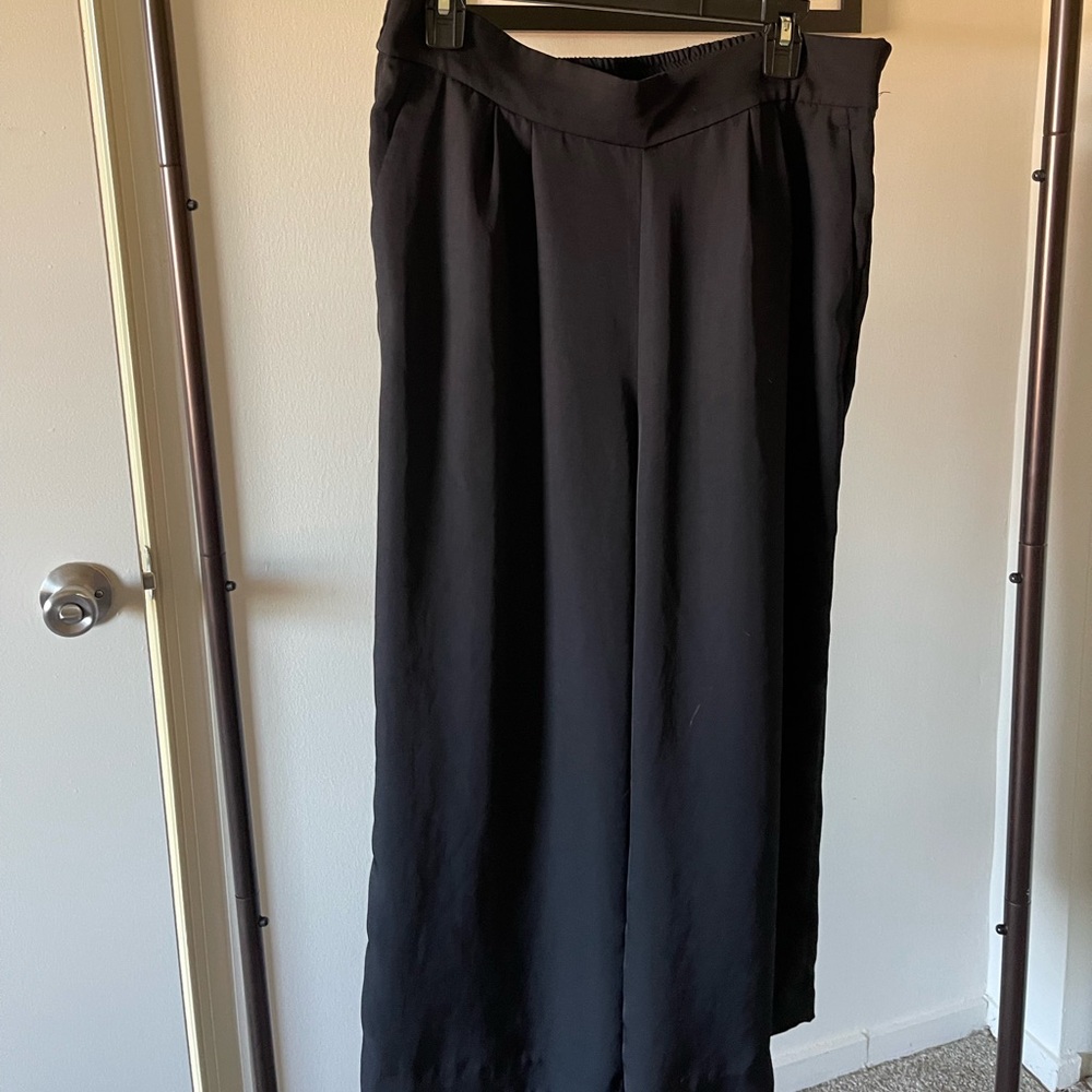 Wide- Leg Work Pant